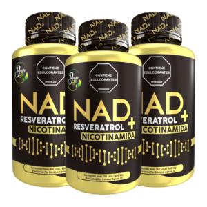 Nad+ Resveratrol con Nicotinamida X3